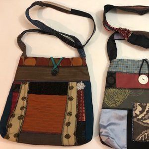 Unique Bags Made from recycled fabrics